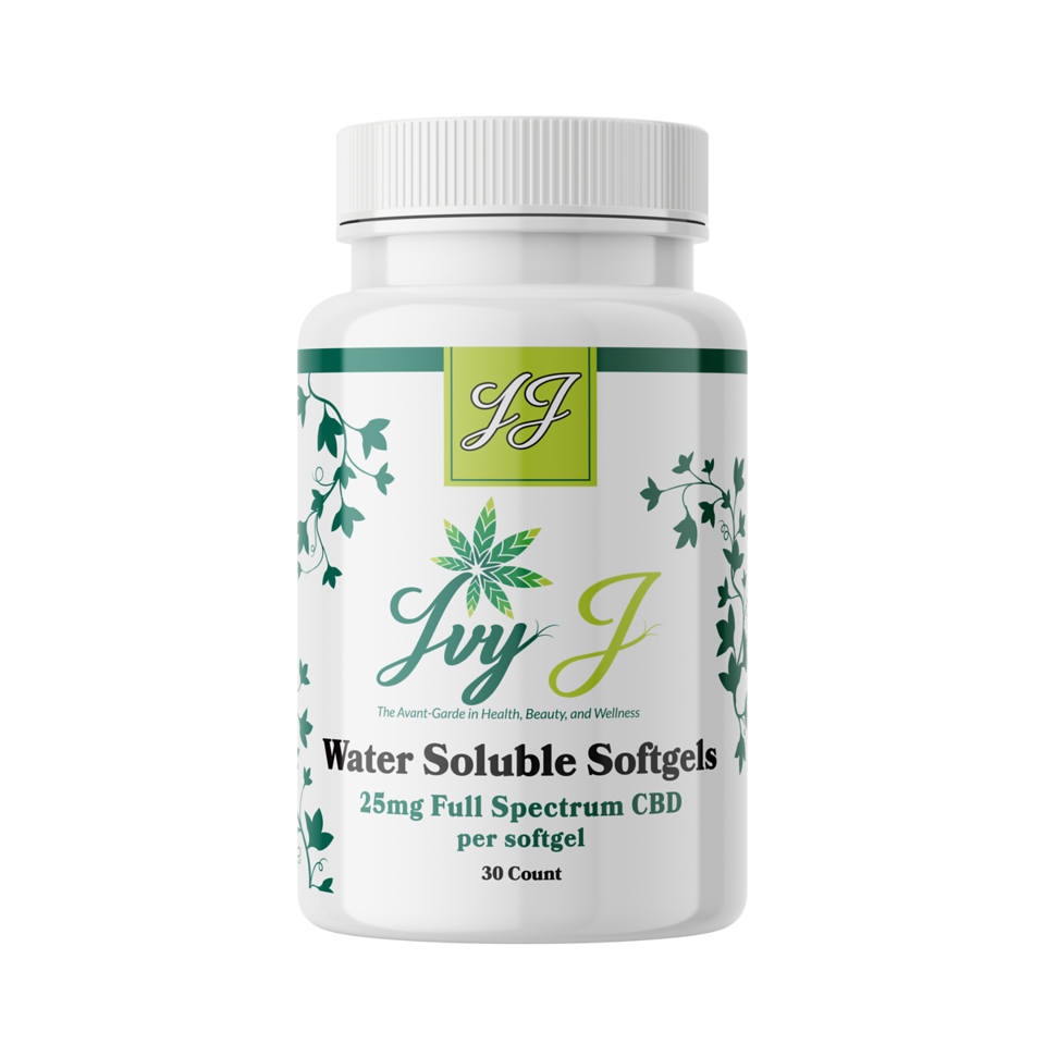 Ivy J CBD Water Soluble NANO Soft Gels (FULL Spectrum)